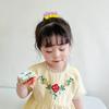 Cuerda para el pelo con nudo doble de tela para niños y mujeres, no daña el pelo, nueva cuerda para coleta de bebé 2023, Corea del Sur, goma elástica linda