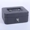 Nueva caja de almacenamiento ignífuga con cerradura, lata de almacenamiento pequeña, caja fuerte para el hogar, mini caja de efectivo, contenedor de almacenamiento portátil