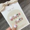 Nova coleção de unha artificial pura usada à mão manual nail art light estilo de luxo manual nail art Fonte fábrica atacado