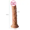 Masturbador feminino Jiuai, mini vibrador vestível, vibrador manual de carne macia, pênis falso simulado, brinquedo sexual
