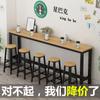 Mesa de bar de pared para el hogar, balcón, mostrador de bar, mesa de ventana, mesa de bar, tienda de té con leche, mesa y silla de pata alta, mesa larga, mesa estrecha