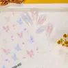 Novo Adesivo para Nail Art Estéreo 5D Em relevo Borboleta Flor Renda Laço Rosa Adesivo de Unha de Alta Qualidade