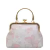Nova Bolsa Bordada Estilo Nacional Chinês Feminina 2026 Nova Bolsa Transversal para o Trabalho de Verão Bolsa de Mão Estilo Antigo de Nicho Bolsa de Festa
