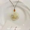 Estilo Vacaciones de Verano en la Playa Sombrero de Paja Tejido Floral Collar Nicho Exquisito Moda de Gama Alta Accesorios de Collar Versátiles
