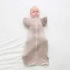Saco de Dormir Swaddle para Bebê Mais Vendido na Fronteira, Colcha Anti-chute, Saco de Dormir de Fibra de Bambu para Bebê, Saco de Dormir de Verão Anti-pulo
