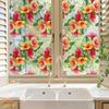 Xc9068 Comércio Exterior Laser Flores Tropicais Folhas Verdes Sala de Estar Porta de Vidro Janela Decoração Adesivo Adsorção Eletrostática Atacado