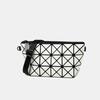 Bolsa Feminina Corrente Bolsa Transversal Verão 2022 Nova Moda Estilo Coreano Bolsa de Ombro Simples Estilo Chanel Bolsa com Corrente Xadrez Diamante