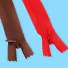 Sanli 60cm Tela Multicolores Borde Vestido Cremallera Invisible Pantalones Cremallera Accesorios Funda de Edredón Larga Ropa Cremallera Oculta