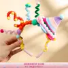 Gorra de Cumpleaños Corona Tocado Diadema de Malla 2026 Diadema de Princesa para Niñas Fiesta Gorro de Cumpleaños Corona