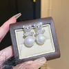 Pendientes de Botón de Flor Delicados y Versátiles de Plata S925 para Mujer, Pendientes de Perla de Lujo de Gama Alta, Accesorios para Orejas de Moda y Elegantes