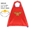Capa de Halloween Infantil Super-Herói Superman Guerreiro Americano Wolverine Guerreiro Aranha Guerreiro de Ferro
