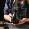 Conjunto Personalizado de Cerâmica Estilo Japonês para Vinho/Licor/Destilados, Taças Pequenas, Taça de Vinho, Pote Aquecedor de Vinho Doméstico, Fábrica