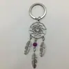 Ebay AliExpress Suministro Atrapasueños de Aleación Llavero de Metal atrapasueños Colgante de Borla Llavero