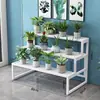 Estante de Almacenamiento para Flores Balcón Patio Exterior Escalonado Multi-Nivel Soporte para Macetas de Flores Interior y Exterior de Pie Soporte para Suculentas