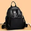 2026 Mochila Cruzada de Doble Hombro Nueva Moda Estilo Simple Gran Capacidad Versátil Estilo Moderno Mochila para Mujer