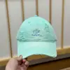 Gorra de Béisbol Bordada con Gato de Dibujos Animados Rasgada de Nuevo Estilo para Primavera y Verano para Mujeres con Ala Ancha, Circunferencia de Cabeza Grande, Adelgazante de Rostro, Gorra Tipo Pato para Proteger del Sol