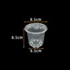 Macetas de Plástico Transparente para Flores, Macetas Engrosadas para Orquídeas con Sistema de Raíces Visible, Macetas Hidropónicas para Plantas Verdes, Vasos para Plántulas