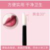 Cepillo de Labios Sólido con Cabeza de Algodón Flocado Cepillo Desechable Mini Portátil Que Puede Limpiar Pestañas y Maquillaje Sombra de Ojos Pintalabios