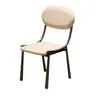 Mesa e Cadeiras de Jantar Modernas Minimalistas, Conjunto de Mesa e Cadeiras de Jantar Ocidental Leve, Mesa e Cadeiras Simples Estilo Coreano para Cafeteria de Chá com Leite e Café
