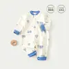 Body de bebé para Primavera y Otoño, Mameluco de Algodón Puro, Mameluco de Manga Larga para Bebé Recién Nacido, Ropa de Casa para Bebé e Infantil, Traje para Gatear, Pijama