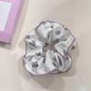 Anillo para el cabello con tejido floral para el intestino grueso, bola de cola de caballo francesa para mujer, banda de goma para el cabello, accesorios para el cabello, tocados