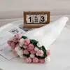 Manta con Patrón de Ramo de Rosas Degradado, Manta para Siesta, Manta de Rosas, Regalo de San Valentín para Novia, Manta de Ramo de Rosas