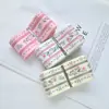 Cinta de estilo dulce Lolita de 4 cm, impresión a doble cara, cinta, accesorios para el cabello hechos a mano, material para tocados, lazo casero DIY