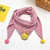 Bufanda Caliente de Panda para Niños de Otoño e Invierno Bufanda Triangular de Dibujos Animados Japoneses para Bebé Bufanda Unisex para Babear con Elementos de Dibujos Animados