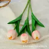 Tulipa flor falsa decoração para casa PU sentir flor artificial foto simulação fábrica de flores falsas atacado buquê de casamento