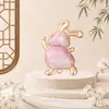 Coelho da Lua do Meio do Outono Estilo Chinês Brocado de Seda Coelho Pingente Acessórios DIY Joias Feitas à Mão Pingente de Colar Decoração de Bolsa de Carro
