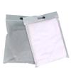Bolsa de mano autosellable esmerilada, bolsa de hebra, bolsa de EVA translúcida con cremallera para ropa, bolsa sellada transparente degradable.