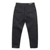 Pantalones casuales rectos ajustados, finos, cómodos, de color liso, para hombre, versátiles, cómodos, sencillos, de largo nueve décimas, pantalones de hombre de moda