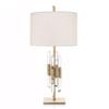 Luminária de Mesa de Cristal Simples Estilo Country Americano Modelo Criativo Pós-moderno para Sala de Modelo Sala de Estar Estudo Quarto Luminária Decorativa
