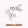 Broche metálico de corbata con lazo de diamantes, prendedor retro de moda para corsage, accesorio de ropa, pasador antideslizante