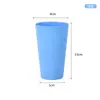 Taza de Plástico Engrosado Colorida para Bebidas Cerveza Color Caramelo Taza con Logo Publicitario Colorida Taza de Agua Taza para Enjuague Bucal Venta al por Mayor