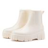Nuevas botas de lluvia elásticas para mujer, botas de lluvia hasta la pantorrilla, resistentes al desgaste, mayor impermeabilidad, antideslizantes, para lluvia, usables en exteriores, botas hasta la pantorrilla