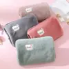 Bolsa de Agua Caliente Recargable de Peluche de Conejo, Calentador Eléctrico Antidesmontaje y Lavable, Bolsa de Agua Caliente para Bebé, Calentador de Manos para Hermana, Calentador Eléctrico de Enchufe