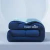 Colcha de algodón gruesa cálida de invierno para niños, colcha de dormitorio, colcha de invierno, colcha de primavera y otoño, colcha de terciopelo de leche para sueño profundo, colcha integrada