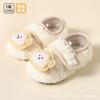 Baby Floor Infantil Outono e Inverno Espessado Bebê Indoor Antiderrapante Macio Sola Caminhada Sapatos Forrados de Lã Cool-Away Sapatos para Crianças Meias Sapatos