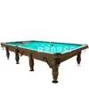 Mesa de Billar Ruso Estándar Modelo Nuevo para Hogar y Uso Comercial Oro, Plata, Negro y Rojo Mesa de Billar Ruso Tipo Estándar