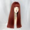Fábrica de Yiwu atacado Lolita garota popular cor tamanho único para todos cabelo longo liso franja de ar Rede social JK touca doce