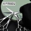 Tesoura para Pelos do Nariz Tesoura de Barbeiro de Aço Inoxidável Tesoura para Barba Masculina Tesoura de Beleza Grande Alongada