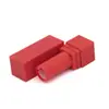 Tubo cosmético de lápiz labial rojo hebilla de plástico contenedor de lápiz labial tubo vacío fábrica de tubos de lápiz labial al por mayor LG288