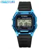 Reloj Electrónico Synoke Reloj Deportivo para Estudiantes Cuadrado Pequeño Clásico Venta al por Mayor Pantalla Digital de Dial Grande