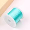 Hilo de Borla de Seda de Hielo de Nylon de Círculo Pequeño Bo Ting Hilo para Bordar Hilo de Flor para Bordar Hilo Ultra Fino Hecho a Mano para Borla DIY