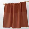 Manta a Cuadros de Algodón de Bambú, Manta Sólida para Parasol de Cochecito de Bebé, Toalla de Baño para Recién Nacido, Manta Envolvente Transfronteriza de Amazon