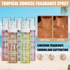 Udclub Perfume Spray Sem Álcool Transfronteiriço Spray de Fragrância Corporal com Números Dourados, Fragrância Brasileira de Longa Duração