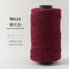Hilo de algodón hueco de 2 mm de grosor medio para tejido DIY hecho a mano de sombreros de verano, bolsos, muñecas y hilo de perlas de hilo redondo