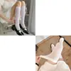 Calcetines por encima de la rodilla, calcetines blancos de terciopelo de leche, medias japonesas para niños, base de pantorrilla, medias blancas por encima de la rodilla jk negras