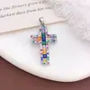 Colgante Transfronterizo Europeo y Americano Ins Personalizado Cruz DIY Accesorios de Joyería Hip-Hop Punk Retro Versátil Accesorios Más Vendidos